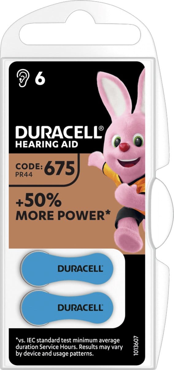 Duracell Hearing Aid DA 675 6CT