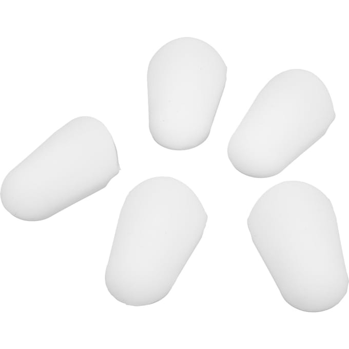 5 Stuks Mondstukdop Siliconen Beschermer Accessoireset Kit voor Klarinet Saxofoon Wit white