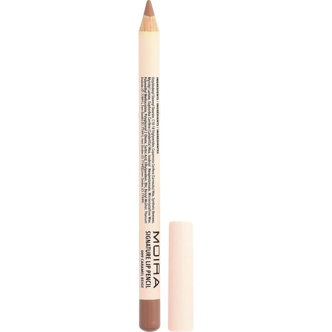 Moira Beauty, Signature Liploodloodje, 009 Caramel Beige, 1,1g (0,04 oz) white