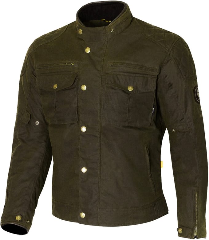 Merlin Perton II Olijfgroen Textiele Motorjas - Jas