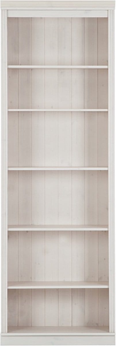 Anita-Boekenkast 6 Open Witte Lak