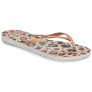 Havaianas Havaianas Leopard Slim Point Slippers beige Rubber