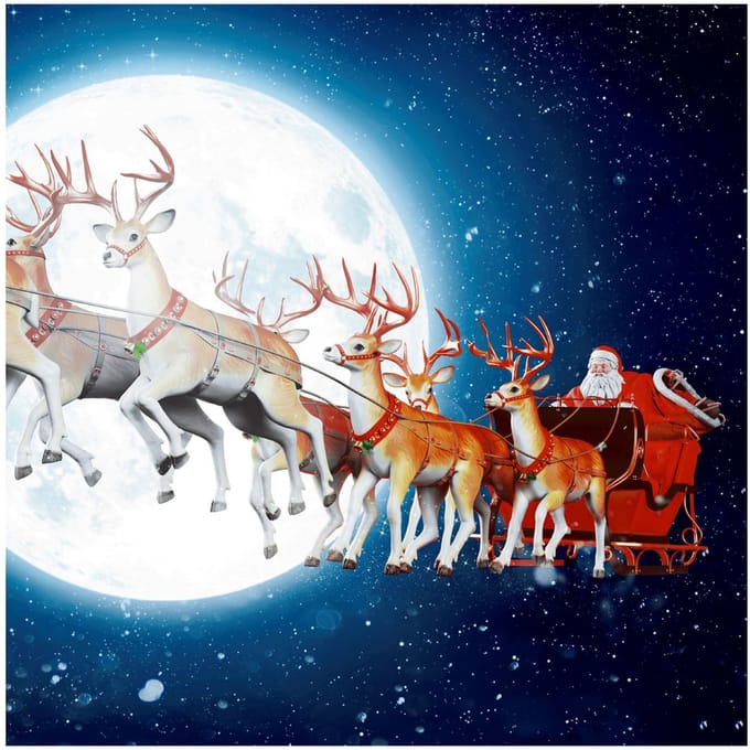 Lunch servetten Lunar xmas - Paper + Design - 33x33 cm