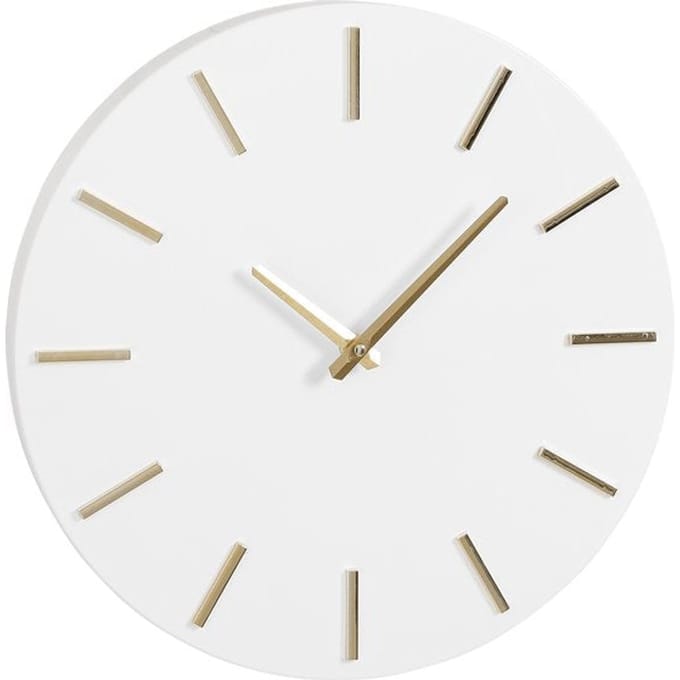 Mica Decorations - Brixen Wandklok - Ø36 cm - Wit