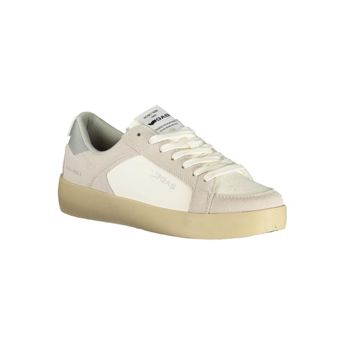 Gas Witte Polyurethaan Dames Sneakers