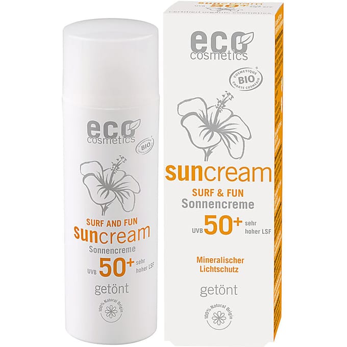 Eco Cosmetics Zonnecreme SPF 50 Surf & Fun