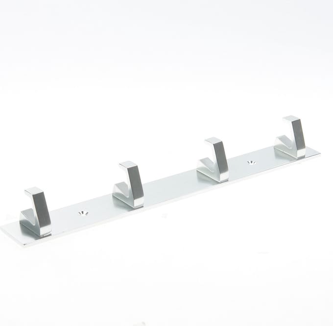 Hermeta Handdoekrek, alu/naturel 0654-01
