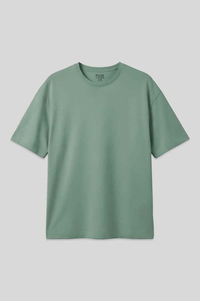 Oversized Katoenen Crew Neck T-Shirt