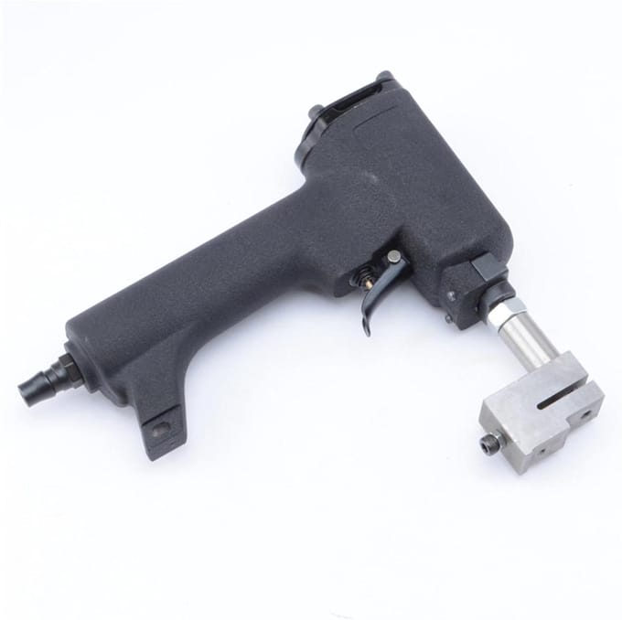 Kolomboor - Ponspistool - Metaal Bewerken - Verschillende Gatdiameters - Max 1.8mm Alu - Grijs