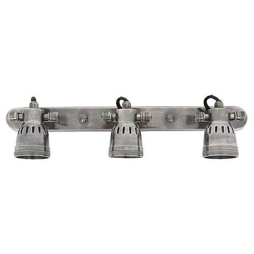 KS Verlichting Opbouwspot Indigo Triple Antiek Zilver