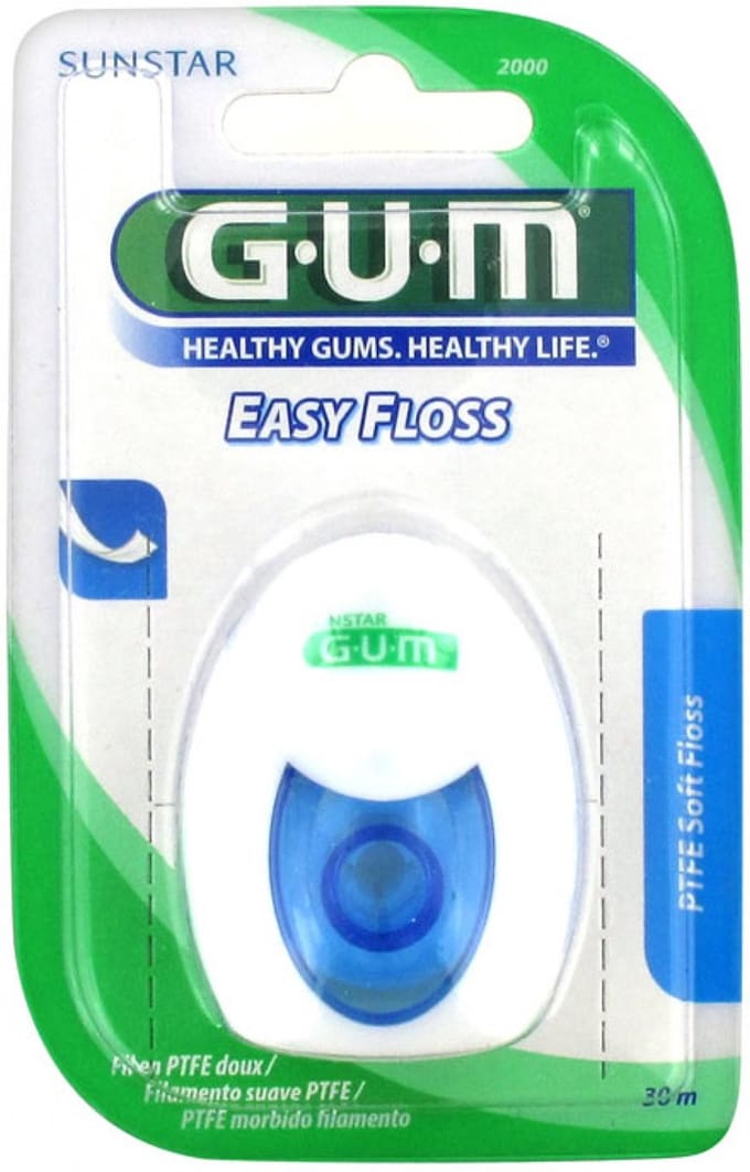 Gum Easy Floss, Fil Dentaire En Téflon, Fin Et Ultrarésistant, Unité 30 Flosdraad