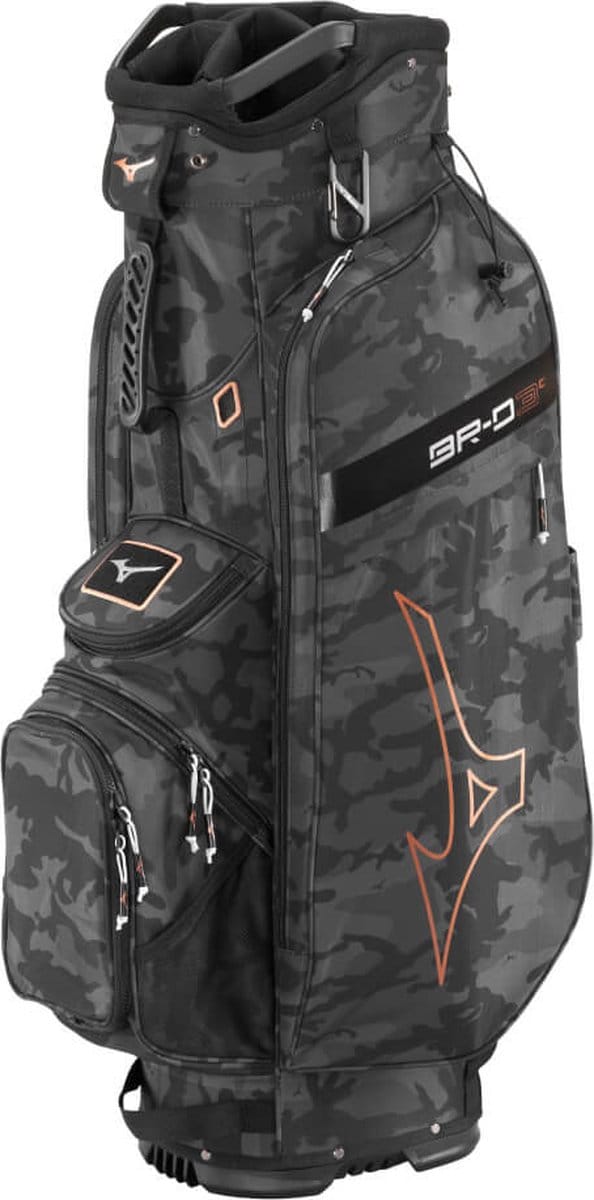 Mizuno BR D3 - Golftas - Cartbag - Zwart Camouflage