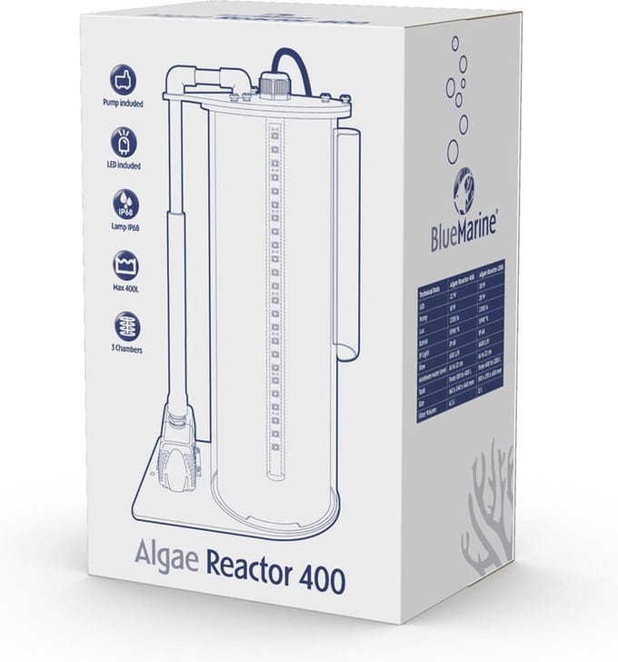 Blue marine Algae Reactor - Opruiming