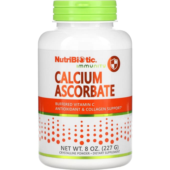Nutribiotic - Calcium Ascorbate - Buffered Vitamin C powder - 227 gram