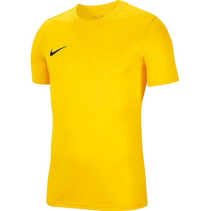 Nike Heren Dry Park VII trui met korte mouwen (Geel)