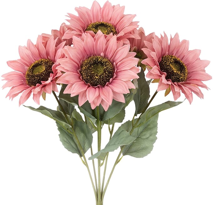Clayre & Eef Kunstbloem Roze Kunststof