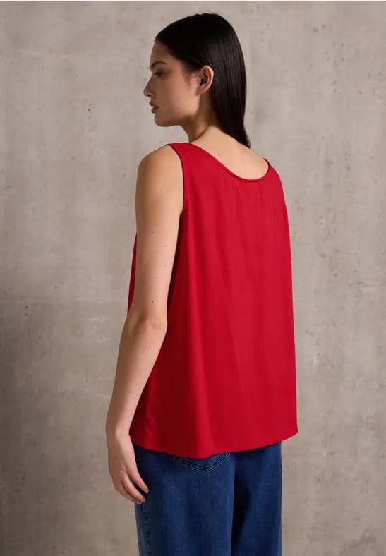 Blouse top met knoopdetail