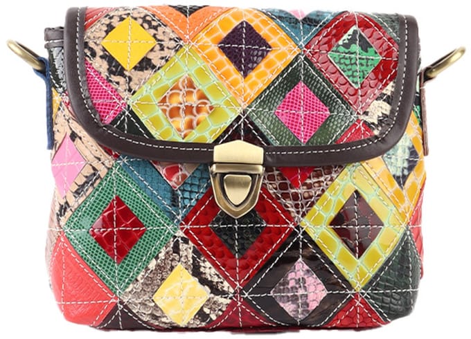 Giuliano lederen schoudertas - Made in Italy - Dames - Lak
