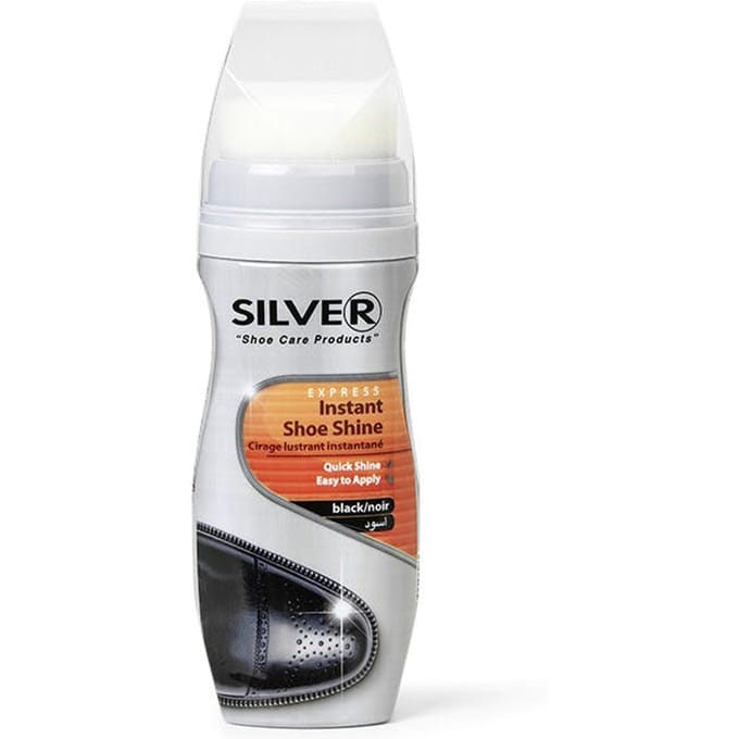 Silver Express Black Instant Shoe Shine 75 ml