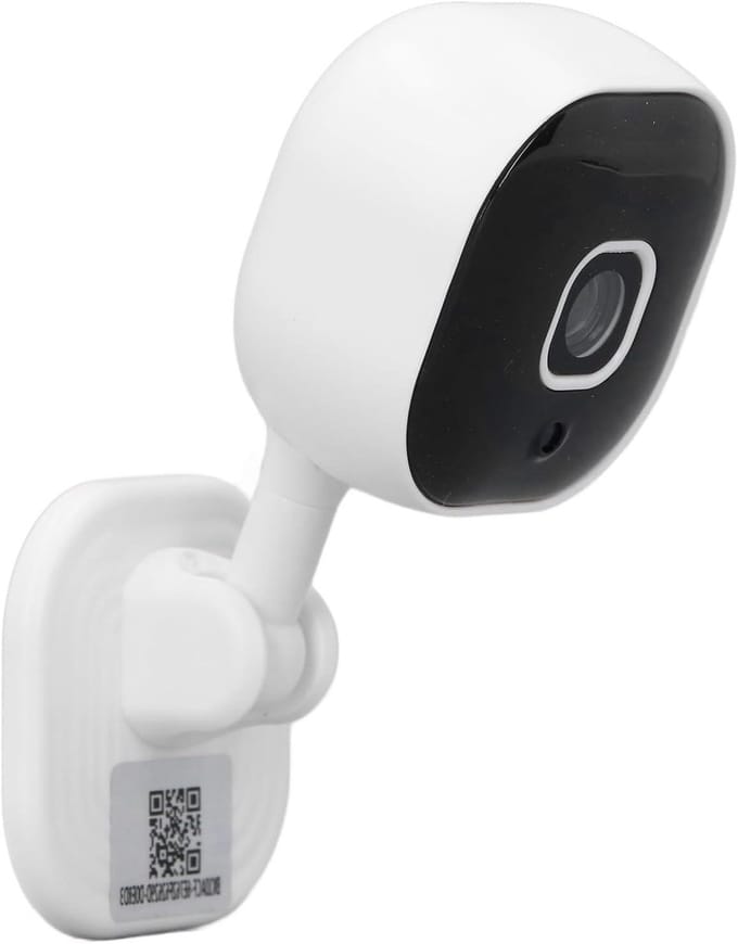 Beveiligingscamera Binnen - Thuisbewaking Camera - Huis Monitoren - Bewegingsdetectie Nachtzicht - 1080P HD - Wit