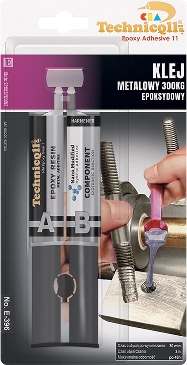 Metaallijm Epoxy Prof 24ML - Metaalhoudend - 300kg - E-396