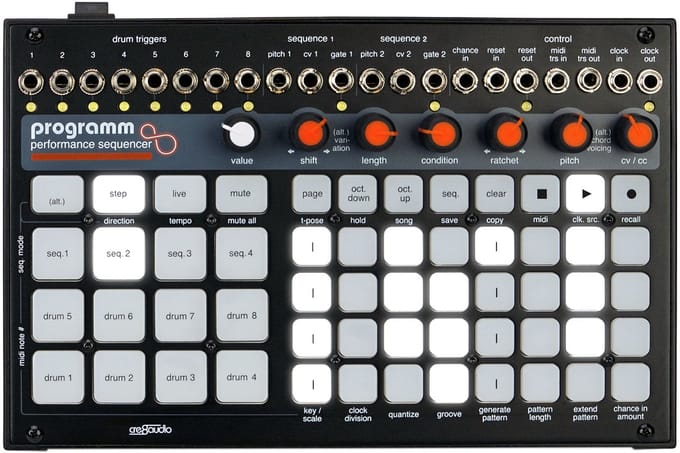 cre8audio Programm - sequencer