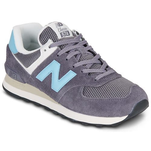 New Balance 574 Suede Trainers, Grijs