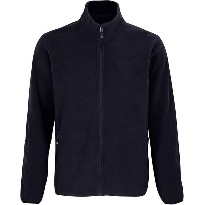 SOLS Heren Factor Gerecycleerd Fleece Jas (Marine)