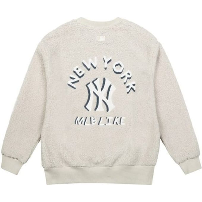 MLB New York Yankees Crewneck Sweatshirt Unisex sweatshirt Off-White 31MTF2061-50B XXL white