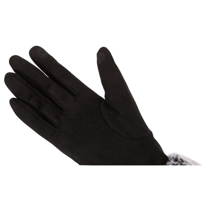 Trespass Dames/Dames Betsy Winterhandschoenen (Zwart)