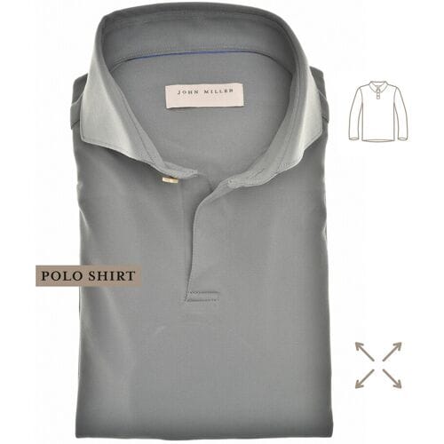 John Miller Polo Hyperstretch Performance V-Neck Donker Groen / male