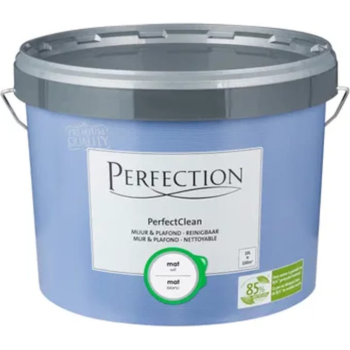 Perfection Perfectclean Muurverf - Mat - Wit - 10l