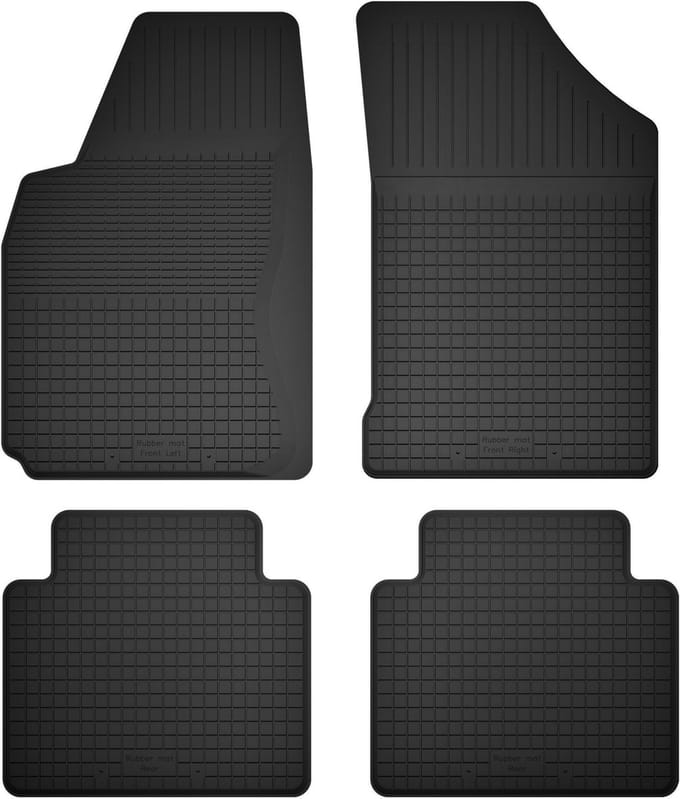 Wielganizator BasicProtect - Rubber Auto Matten - Saab 9-5 II NG - Universeel - 4 Stuks