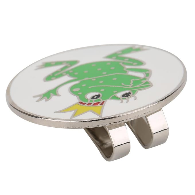 Zinklegering Verwijderbare Compacte Golfbalmarker Magnetische Hoedclip Roestvrije Dopklem Cadeau gray