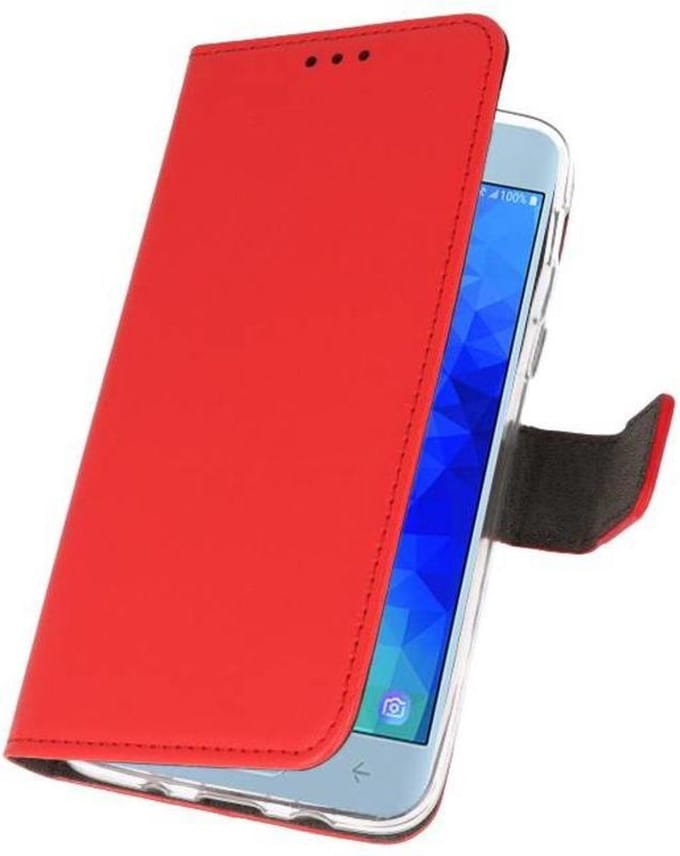 Bestcases Pasjeshouder Telefoonhoesje Samsung Galaxy J3 (2018) -  Rood