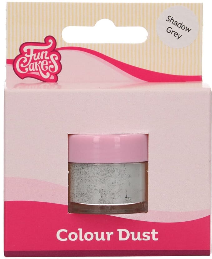 FunCakes Color Dust - Kleurstof - Grijs - 6,5g - Voedingskleurstof