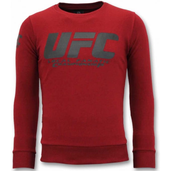 Exclusieve Sweater Heren - UFC Championship Trui - Bordeaux