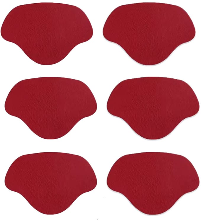 The Kicks Don Sneaker Hiel Reparatie Kit - Rood - 6 Stuks - One Size