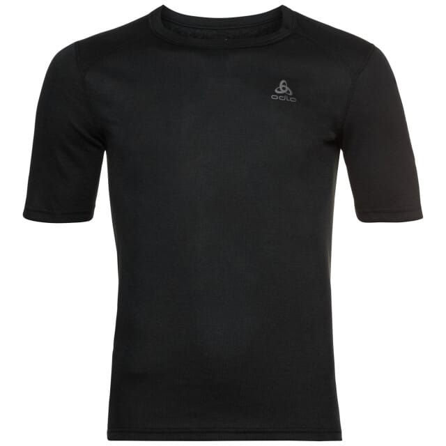 Odlo Active Warm Plus Top Crew Neck S/S Men, zwart Maat S