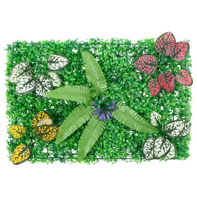 vidaXL - Hek - met - kunstplanten 6 - st - 40x60 - cm - groen