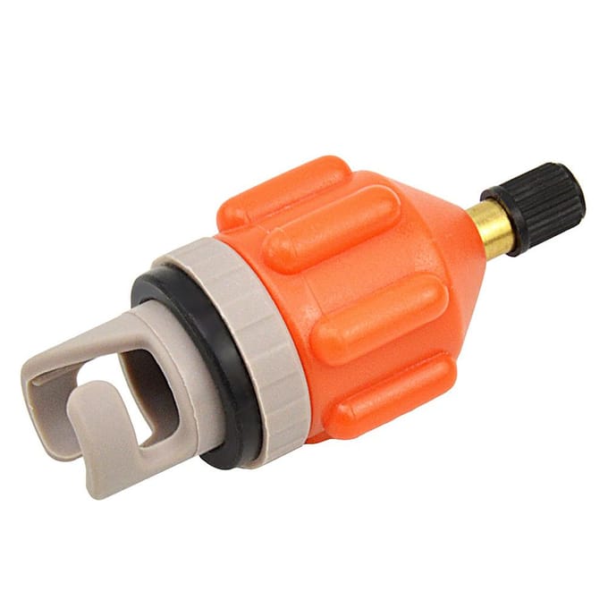 Opblaasbare boot SUP pompadapter Luchtpompconverter Universele pompadapter Luchtventieladapter Pomp oranje/grijs
