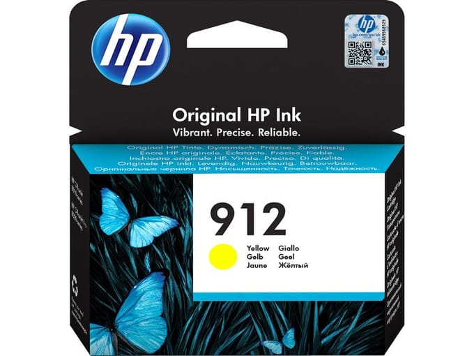 Inktcartridge hp 3yl79ae 912 geel