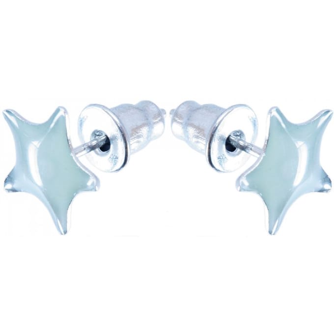 Bijoux by Ive® - Oorknopjes - Ster - Wit