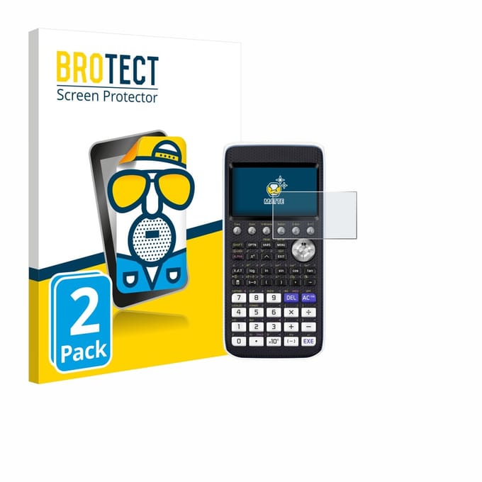 BROTECT - Screenprotector voor Casio FX-CG50 - Folie Beschermfolie matte 2 Stuks