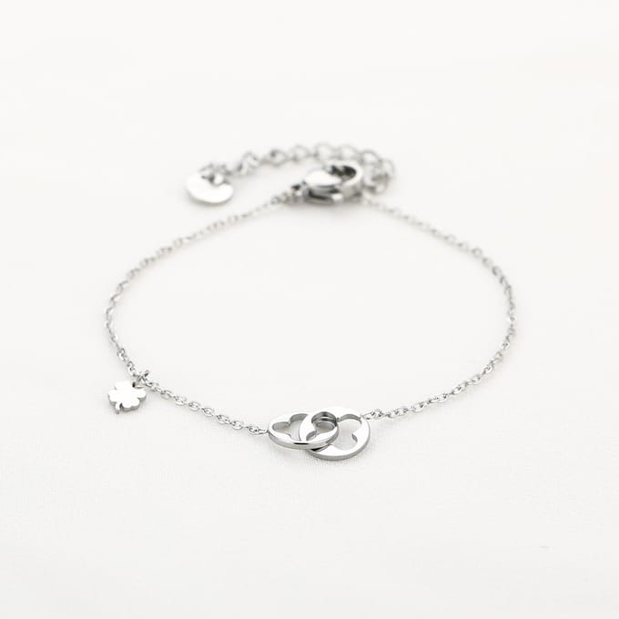 Bijoutheek Armband (Sieraad) Forever Lucky Silver