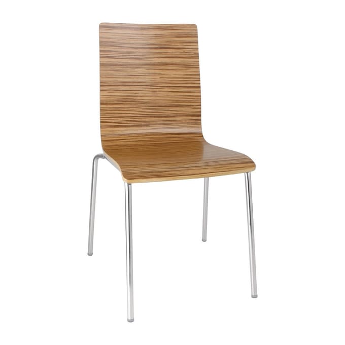 Bolero Stoel met Vierkante Rug Eiken ( Set van 4 )