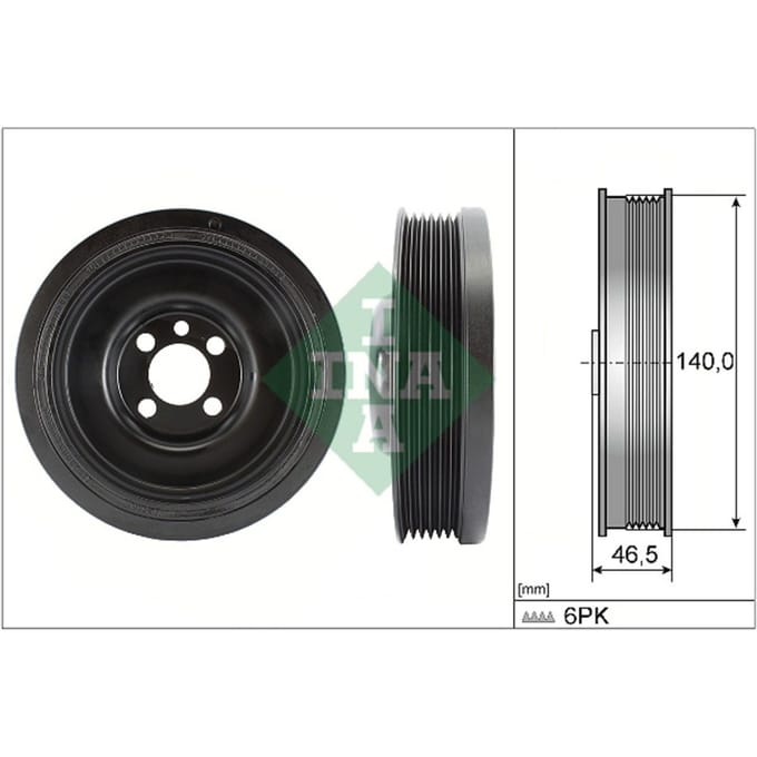 Schaeffler Ina Riemschijf, krukas INA 544 0138 10
