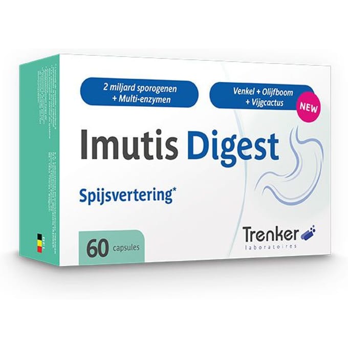 Trenker - Imutis Digest - 60 capsules - Pre-/biotica supplementen