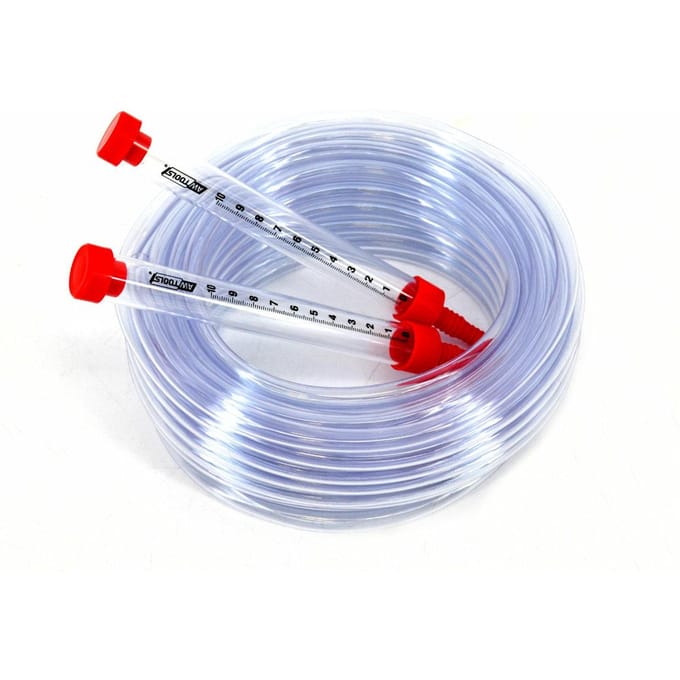 Awtools - Waterpas - Slangwaterpas - 25m - PVC Materiaal