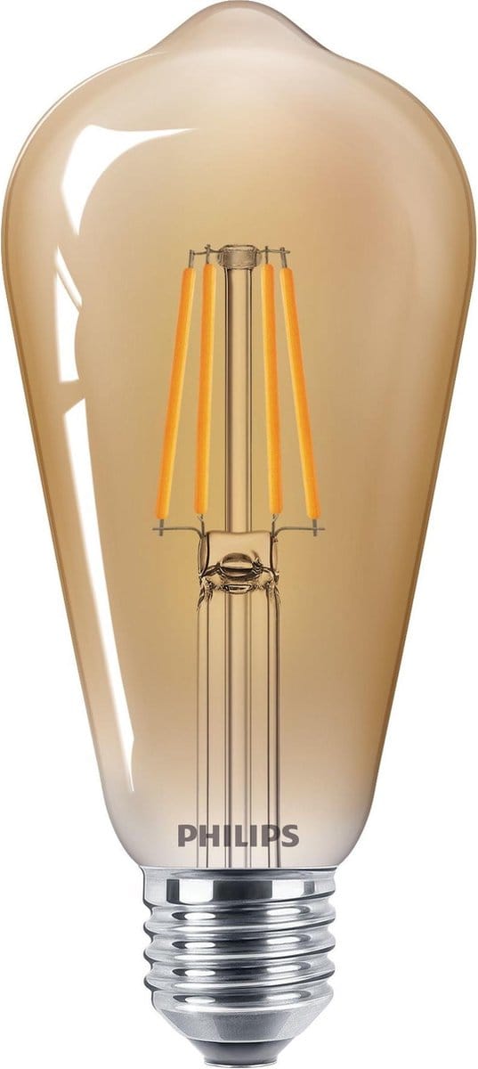 Philips LED Filament E27 - 4W (35W) - Warm Wit Licht - Niet Dimbaar